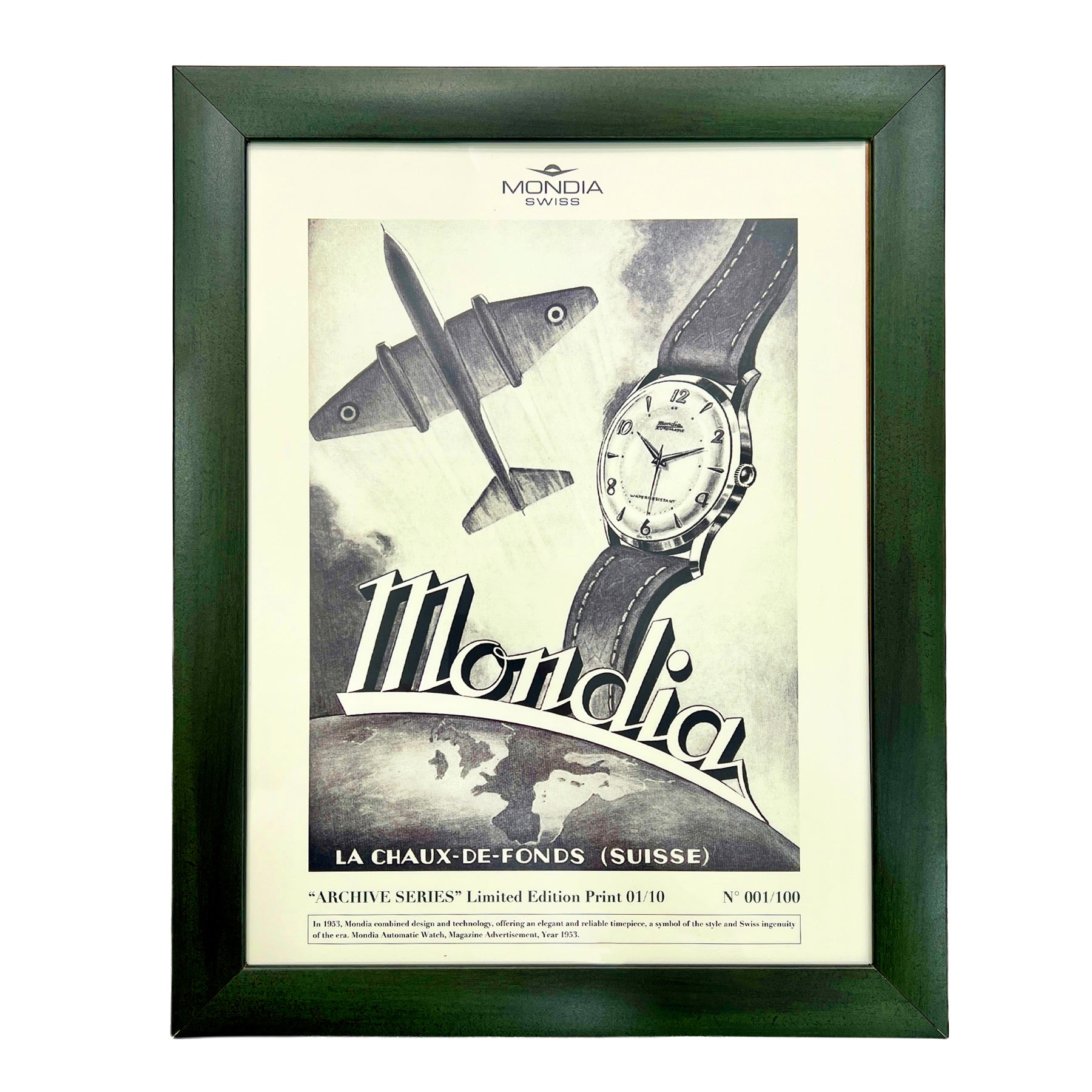 Poster 1/10 “Archive Series” incorniciato