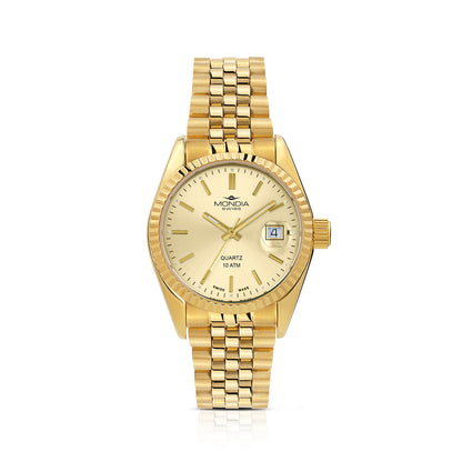 ICON LADY knurled gold