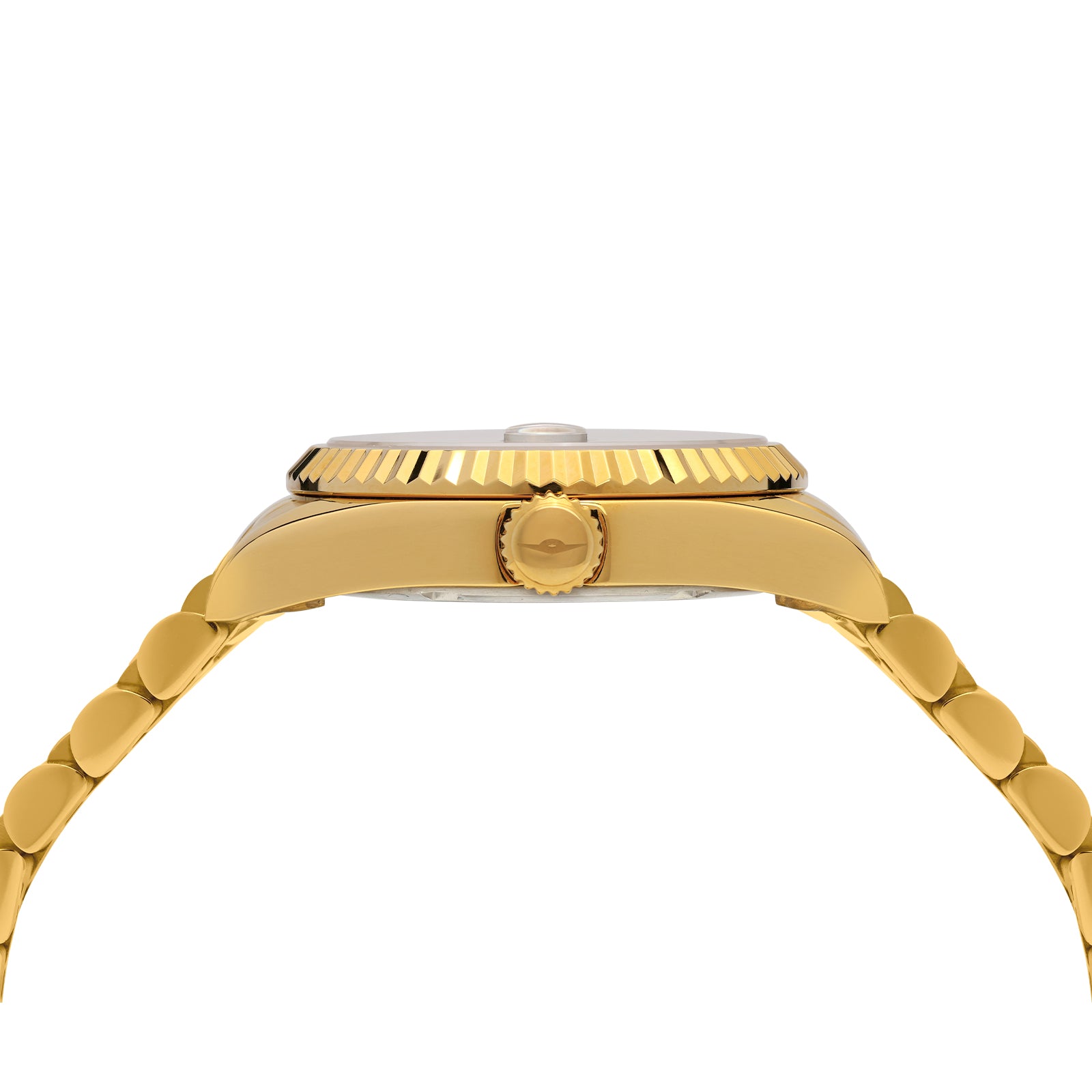 ICON LADY knurled gold